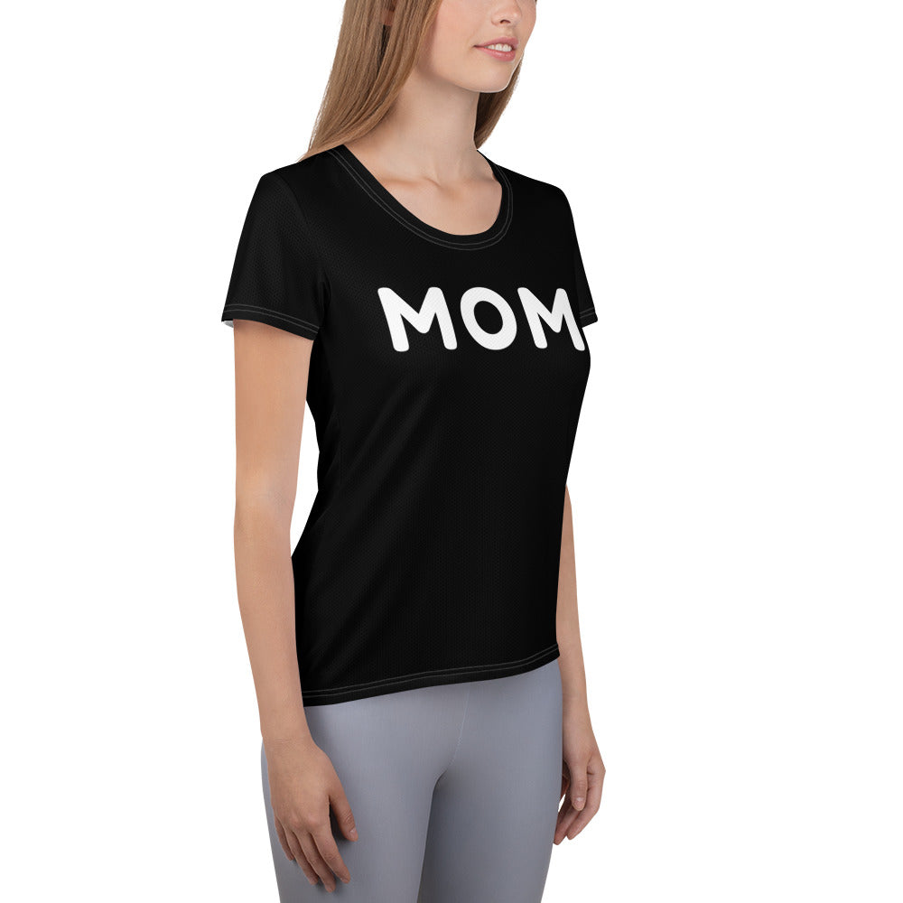 MOM Women's Athletic T-shirt - Get Out Your Zone